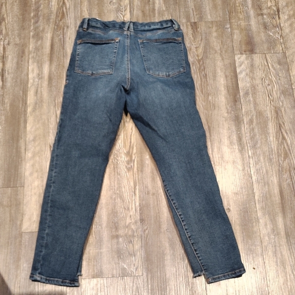Good American Dark Blue Ankle Jeans - Picture 4 of 6